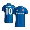 Nico Paz #10 Como 1907 Home Soccer Jersey 2026/27 Blue - gojersey