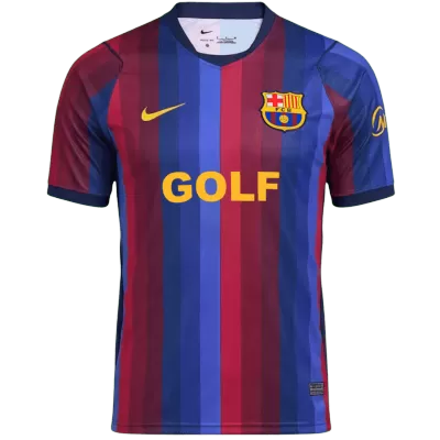 Barcelona x Spotify x Golf Wang Home Soccer Jersey 2026/27 Red&Blue - gojersey
