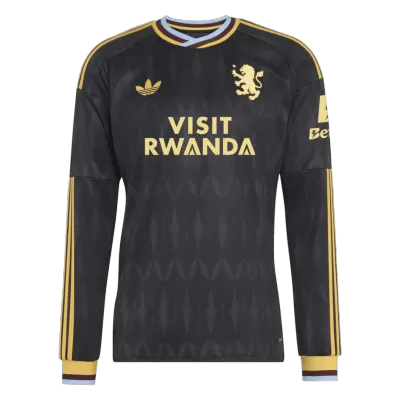 Aston Villa Long Sleeve Away Soccer Jersey 2026/27 - gojersey