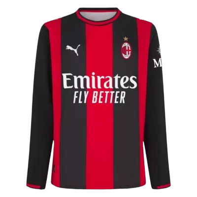 AC Milan Long Sleeve Home Soccer Jersey 2026/27 - gojersey
