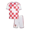 Kids Croatia Home Soccer Jersey Kit (Jersey+Shorts) 2026/27 Red&White - gojersey