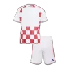 Kids Croatia Home Soccer Jersey Kit (Jersey+Shorts) 2026/27 Red&White - gojersey